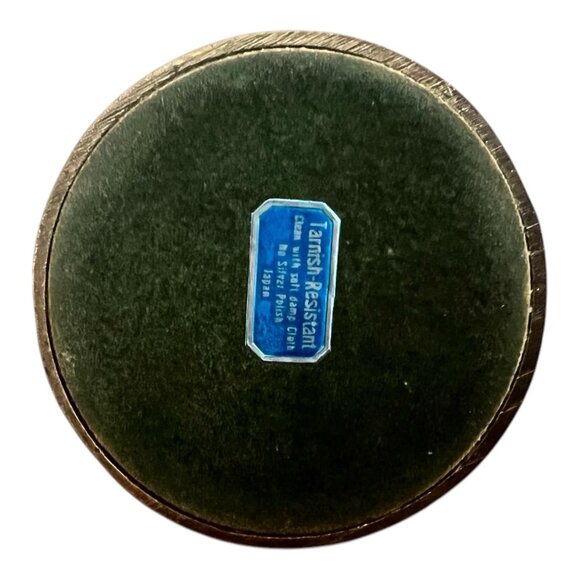 Vintage Gold Tone Metal Rose Bud Vase 7" Tarnish Resistant Made In Japan - Picture 7 of 8